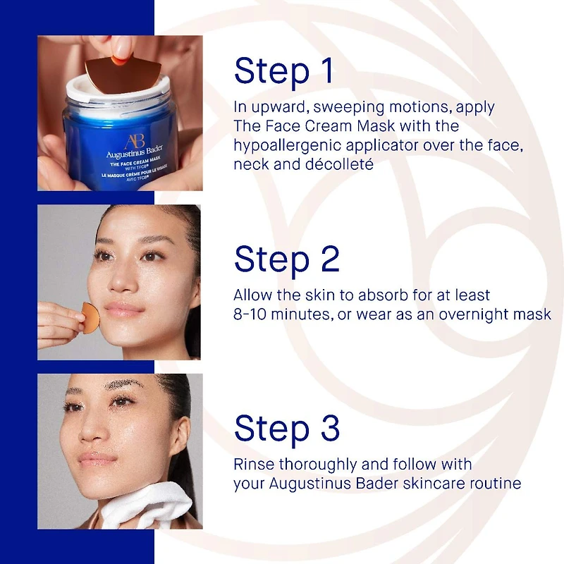 Le masque visage en crème