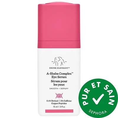 Sérum contour des yeux au rétinol A-Shaba Complex avec caféine et peptides de cuivre