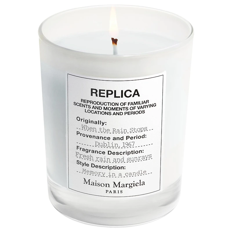 Maison Margiela 'REPLICA' When the Rain Stops Scented Candle 5.8 oz / 165 g candle