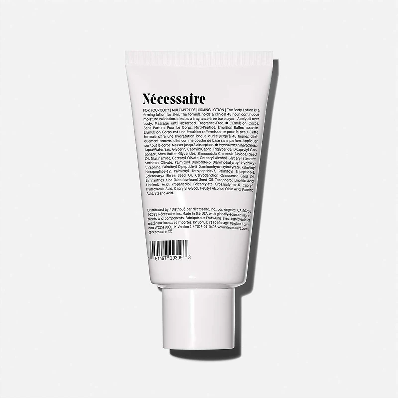 Minilotion pour le corps – hydratant raffermissant avec cinq peptides et 2,5 % de niacinamide