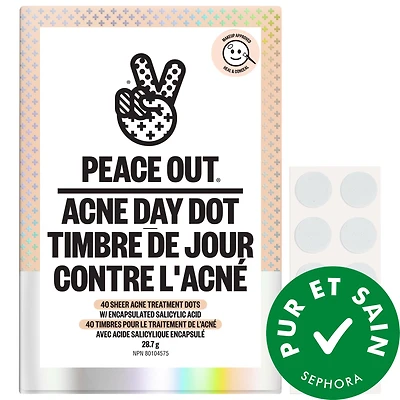 Timbres de jour pour peau acnéique à l’acide salicylique