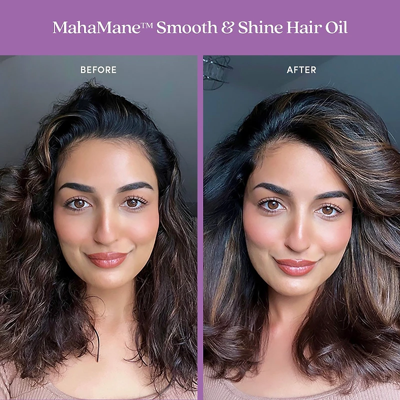 Huile pour cheveux lisses et brillants MahaMane™