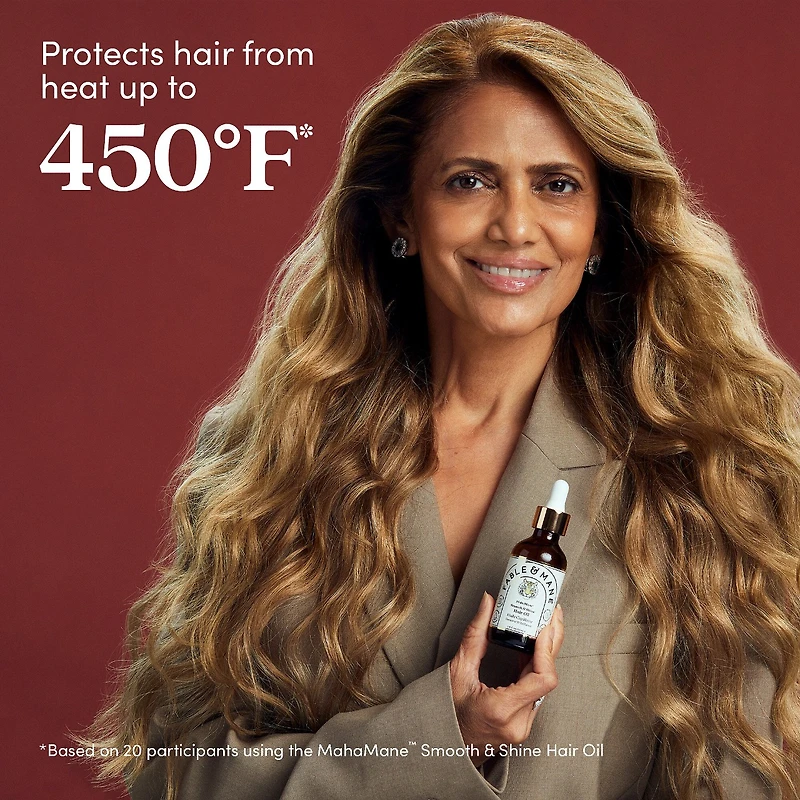 Huile pour cheveux lisses et brillants MahaMane™