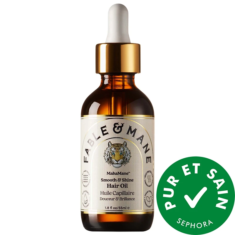 Huile pour cheveux lisses et brillants MahaMane™
