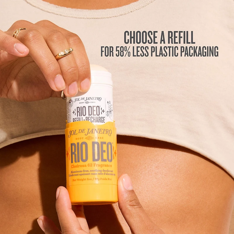 Rio Deo Aluminum-Free Refillable Deodorant Cheirosa '62