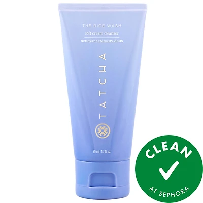 Tatcha Mini Rice Wash Skin-Softening Cleanser 1.7 oz / 50 mL