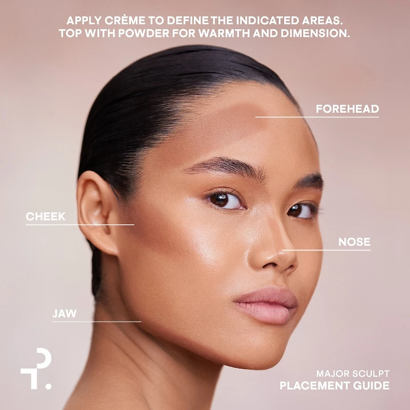 Duo crème effet contour et poudre bronzante sculptantes Major Sculpt