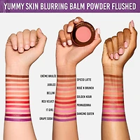 Baume estompant en poudre de Yummy Skin, couleur mate pour les joues