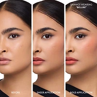 Baume estompant en poudre de Yummy Skin, couleur mate pour les joues