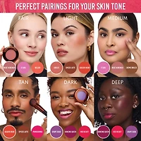 Baume estompant en poudre de Yummy Skin, couleur mate pour les joues
