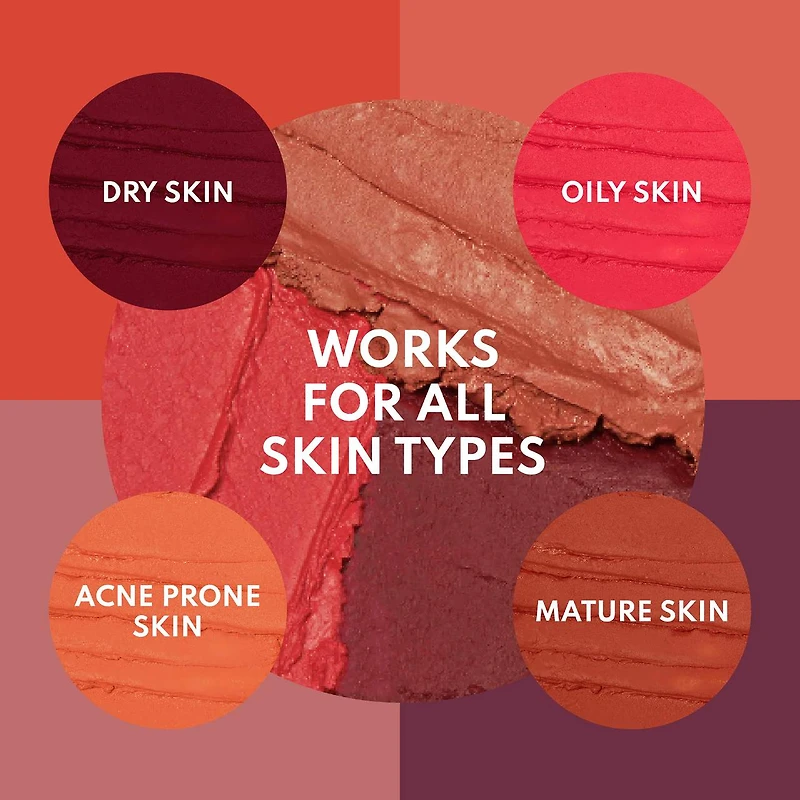 Baume estompant en poudre de Yummy Skin, couleur mate pour les joues