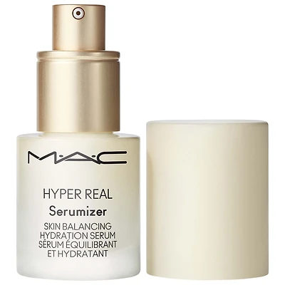 MAC Cosmetics Mini M·A·C Travel Size Hyper Real Serumizer™ Balancing and Retexturizing Barrier Strengthening Serum-Moisturizer Hybrid 0.5 oz / 15 mL
