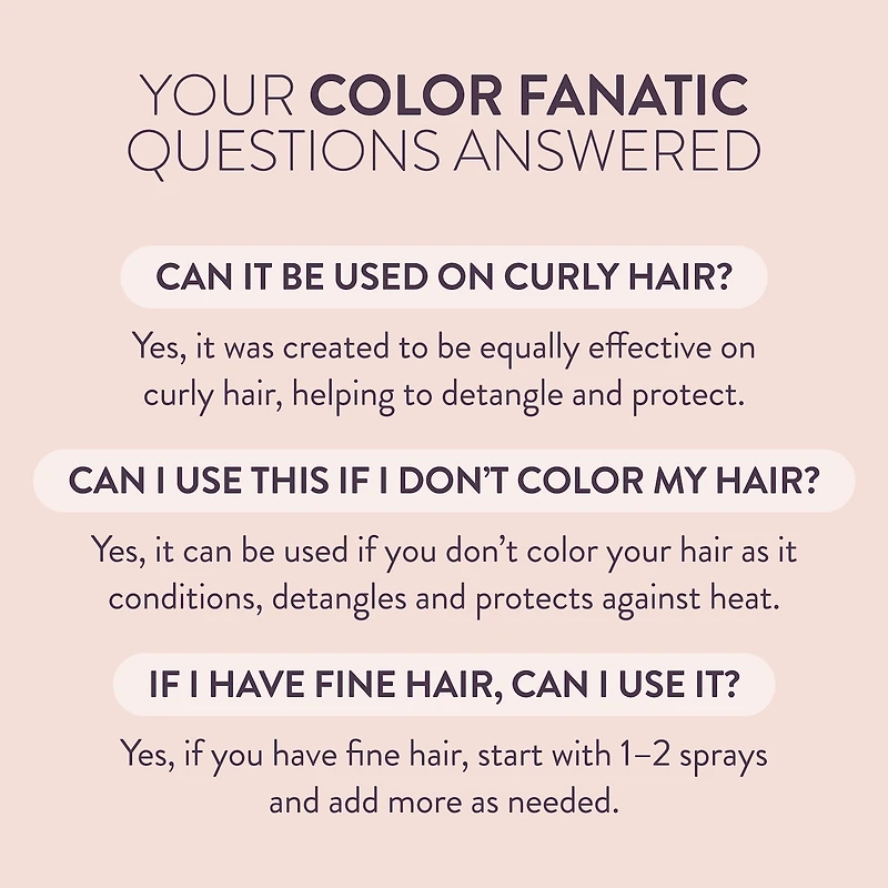 Color Fanatic Heat Protectant Leave-In Conditioner