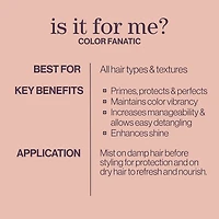 Color Fanatic Heat Protectant Leave-In Conditioner