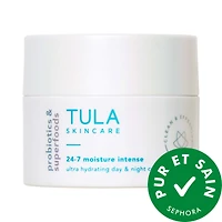 Crème de jour et de nuit ultra hydratante 24-7 Moisture Intense avec acide hyaluronique + Squalane