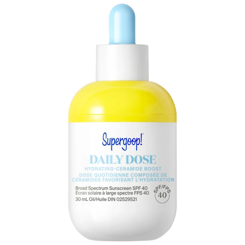 Voici l’huile pour le visage Daily Dose Hydra-Ceramide Boost + FPS 40.