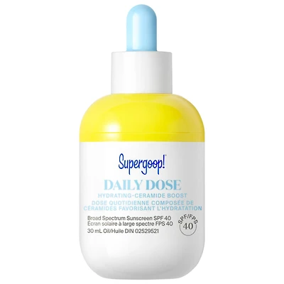 Voici l’huile pour le visage Daily Dose Hydra-Ceramide Boost + FPS 40.