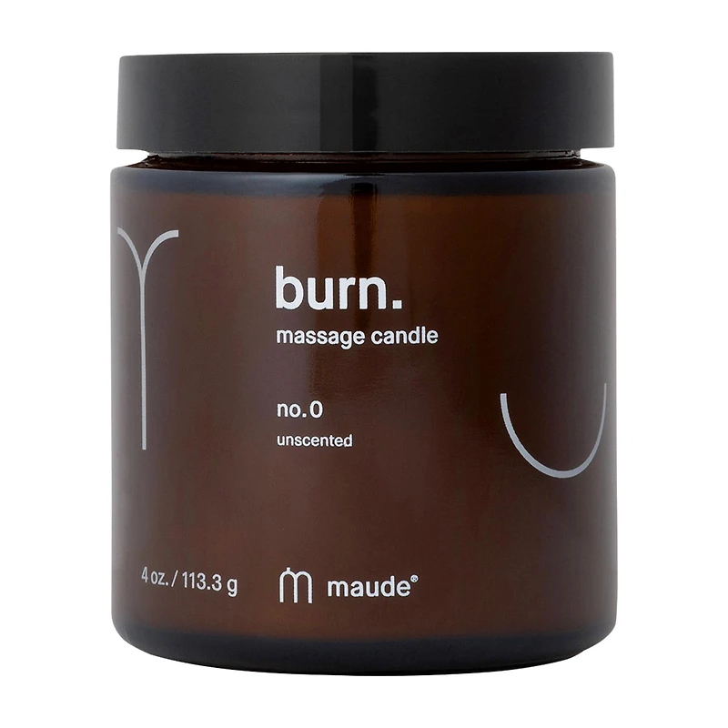 burn - jojoba oil massage candle