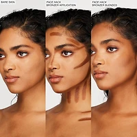 Crème bronzante sculptante + contour en bâton FACE HACK Precision