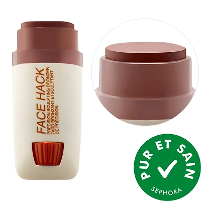 Crème bronzante sculptante + contour en bâton FACE HACK Precision