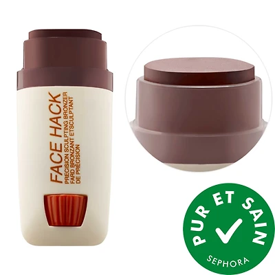 Crème bronzante sculptante + contour en bâton FACE HACK Precision