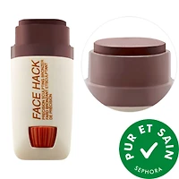 Crème bronzante sculptante + contour en bâton FACE HACK Precision