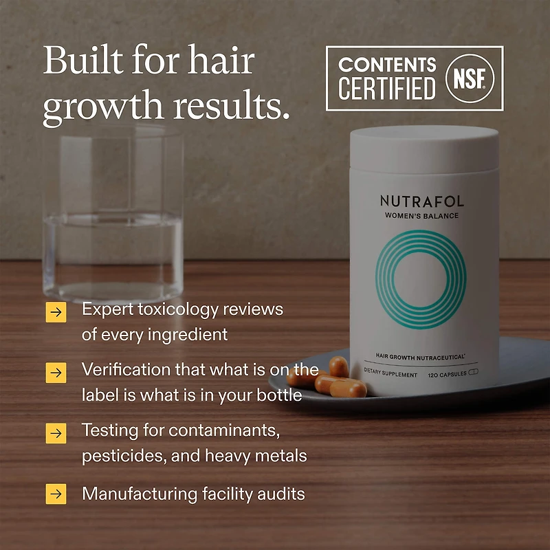 WOMEN’S BALANCE 45+ Clinically Proven Hair Growth Supplement for Thinning