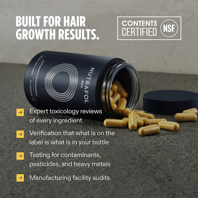 MEN Clinically Proven Hair Growth Supplement for Thinning