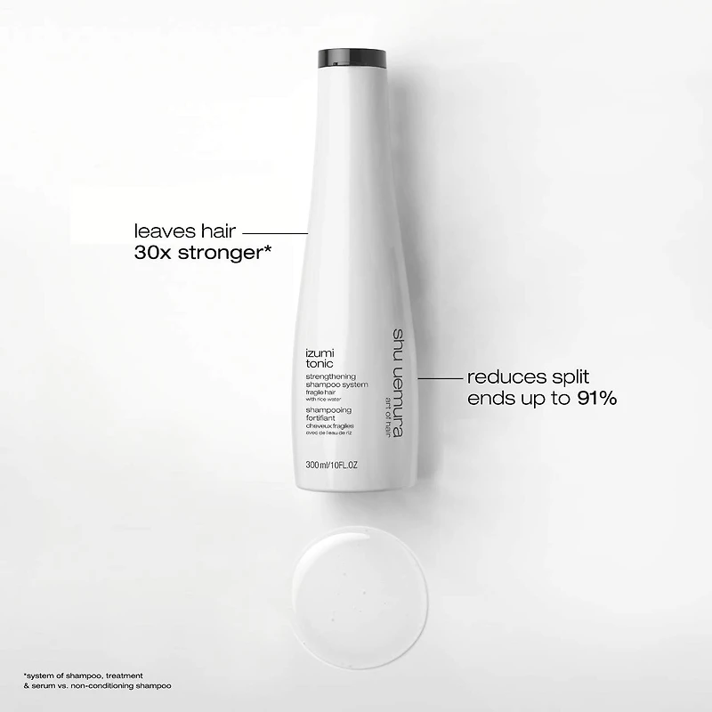 Shampoing Izumi Tonic fortifiant et épaississant à l’eau de riz