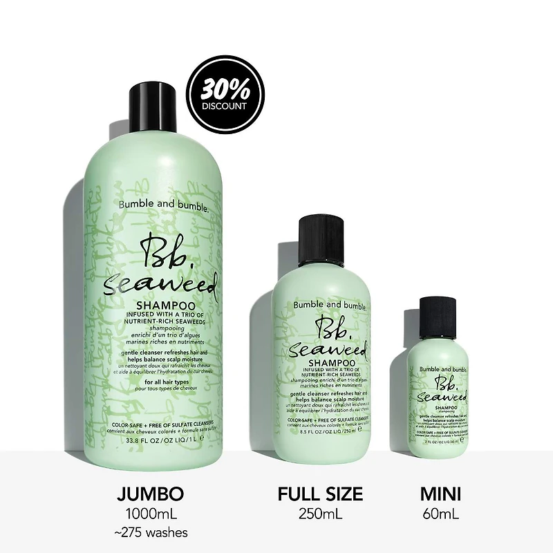Shampoing nourrissant aux algues