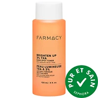 Farmacy Lotion tonique illuminatrice 3 % TXA contre les taches pigmentaires avec de l'acide azélique 4 oz / 120 mL