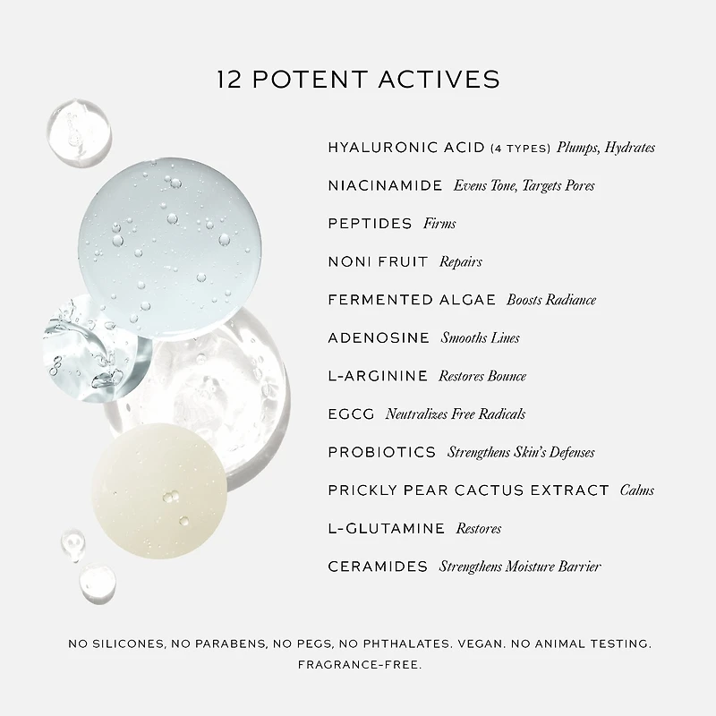 Sérum activateur pour la peau avec acide hyaluronique et niacinamide