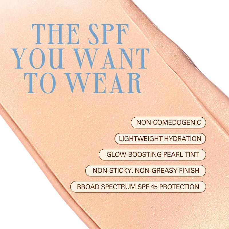 Isle Glow Face Sunscreen Moisturizer SPF 45 with Sea Moss and Niacinamide