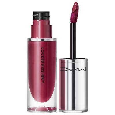 MAC Cosmetics Locked Kiss Ink 24HR Waterproof and Transfer-Proof Matte Liquid Lip Vixen 0.1 oz / 4 mL