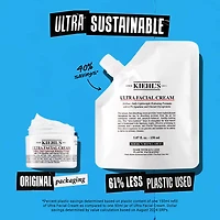 Crème hydratante avec squalane Ultra Facial rechargeable
