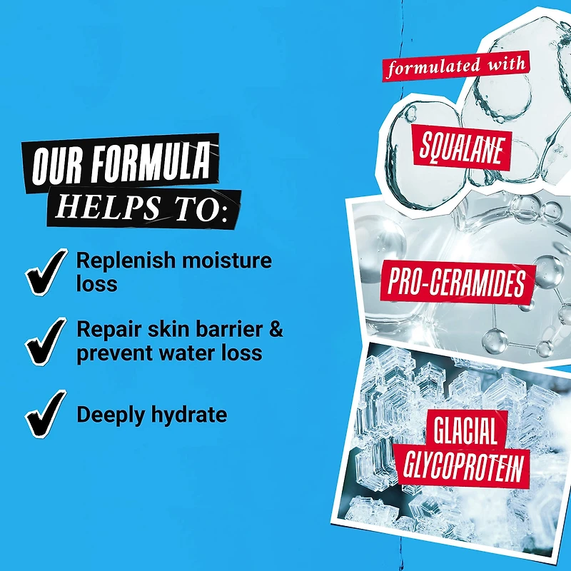 Crème hydratante avec squalane Ultra Facial rechargeable