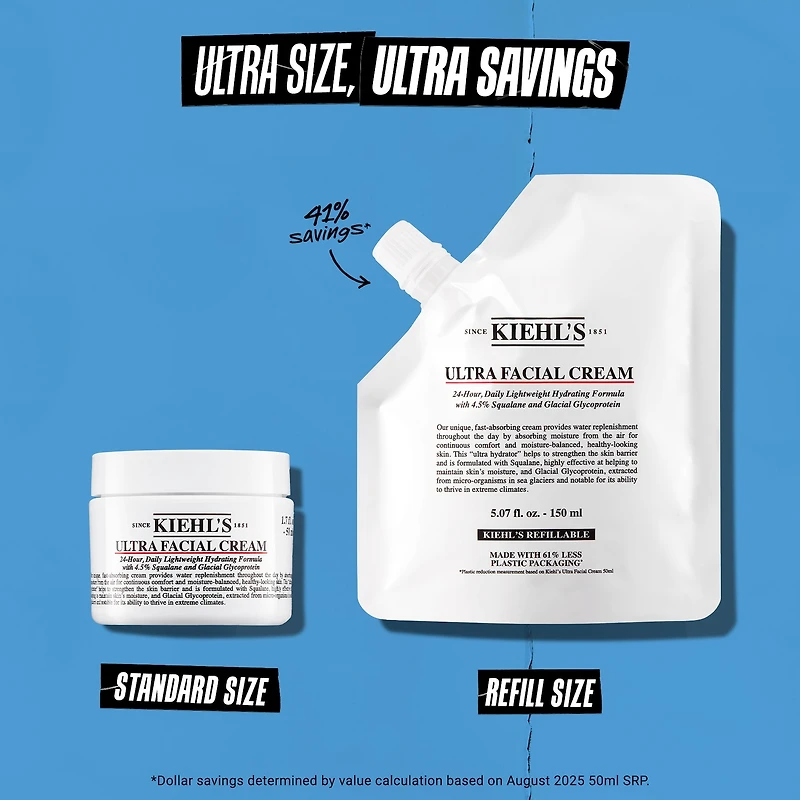 Ultra Facial Refillable Moisturizing Cream with Squalane