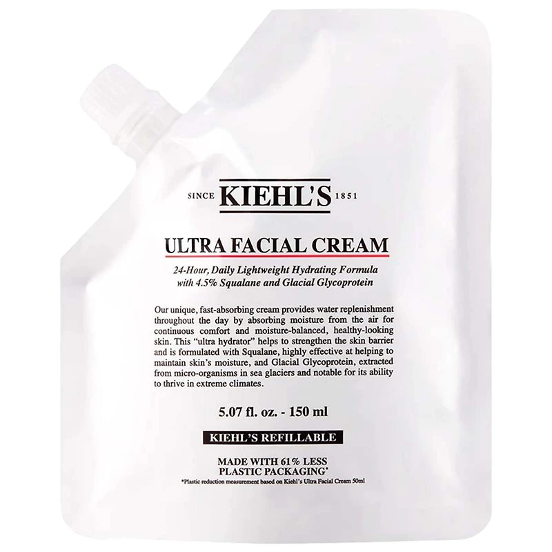 Crème hydratante avec squalane Ultra Facial rechargeable