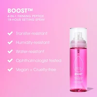 Vaporisateur fixateur raffermissant 18 heures aux peptides BOOST™