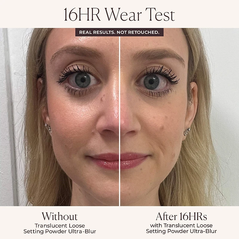 Minipoudre libre fixatrice longue tenue translucide sans talc Ultra-Blur