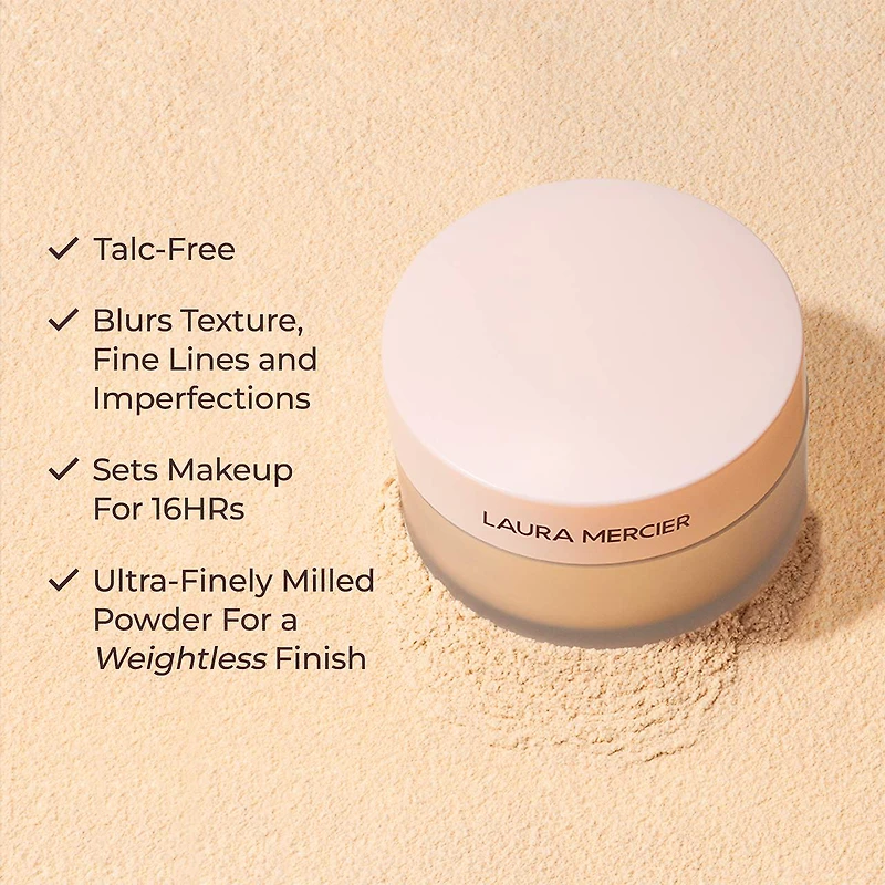Poudre libre fixatrice translucide longue tenue sans talc Ultra-Blur