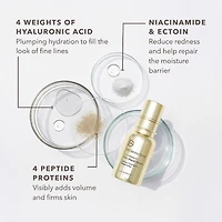 Sérum comblant + régénérant DermInfusions™ avec acide hyaluronique