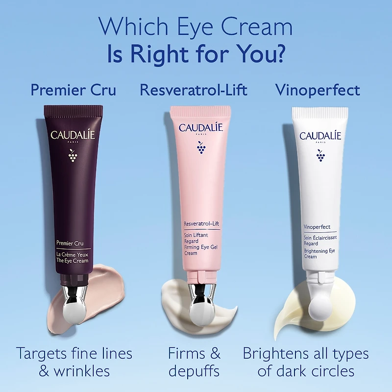 Crème contour des yeux illuminatrice anticernes Vinoperfect avec niacinamide