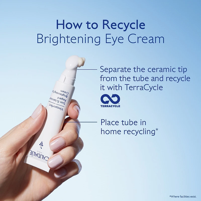 Crème contour des yeux illuminatrice anticernes Vinoperfect avec niacinamide