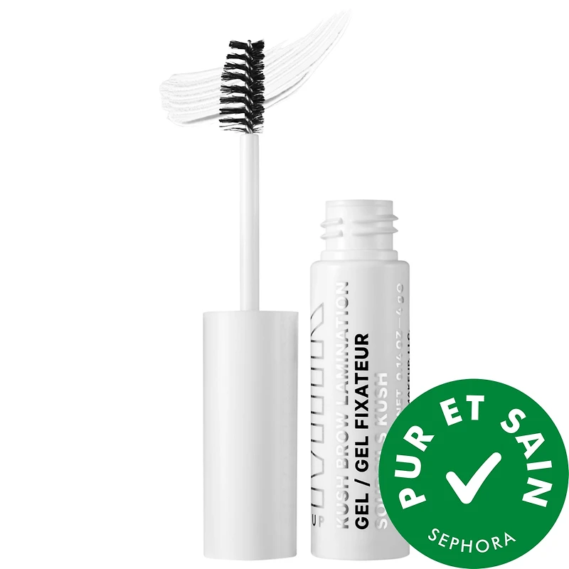 Gel à sourcils transparent effet laminé KUSH