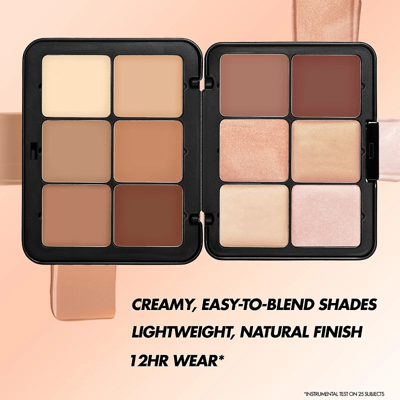 Palette sculptante crème pour définir et illuminer HD Skin
