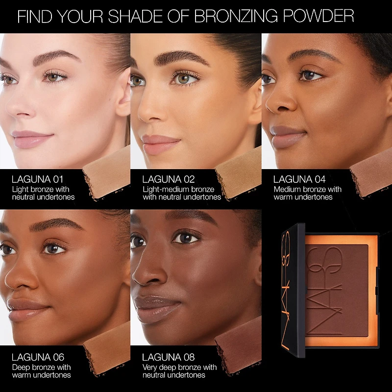 Poudre bronzante sans talc Laguna