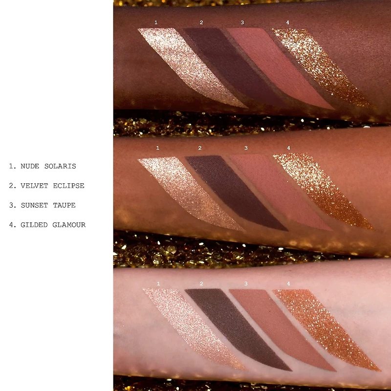 Palette de fards à paupières de prestige Divine Bronze : Venusian Sunrise