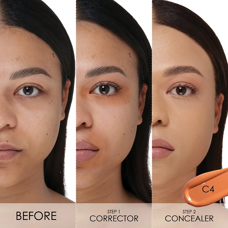 Hy-Glam Brightening & Hydrating Medium to Full Coverage Crease Proof Serum Color Corrector