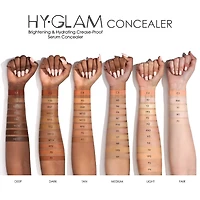 Hy-Glam Brightening & Hydrating Medium to Full Coverage Crease Proof Serum Color Corrector